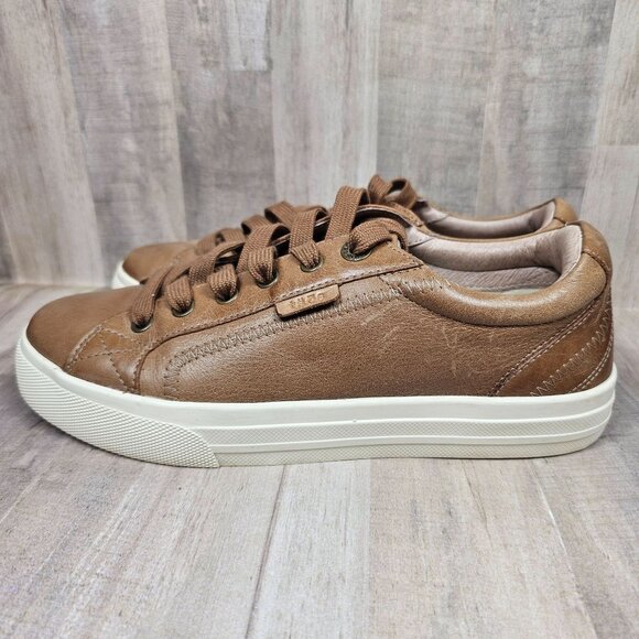 Taos Womans Size 8 Plim Soul Lux Sneakers Leather Shoes - Picture 3 of 10